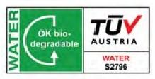 OK biodegradable WATER certification